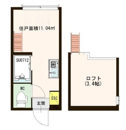 ハーモニーテラス高円寺南の物件間取画像